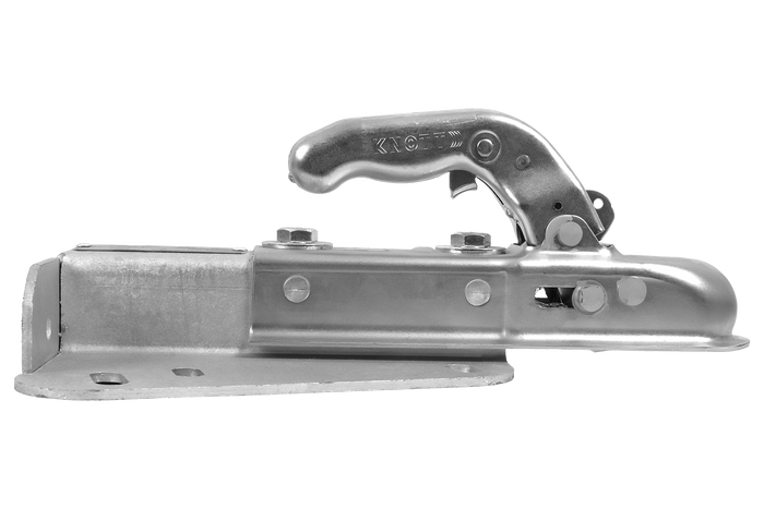 Guľové ťažné zariadenie KNOTT K7.5-H+KZE7.5 pre príves s hmotnosťou 750 kg s ojom typu V