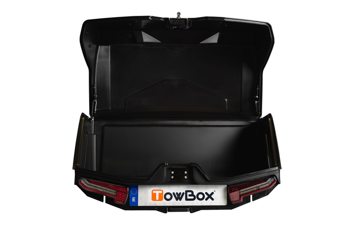 Ťažné zariadenie Alpha urban black – batožinový box montovaný na ťažné zariadenie
