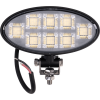LED reflektorová pracovná lampa TT TECHNOLOGY BLACK TT.13417 160xLED 8900lm oválna
