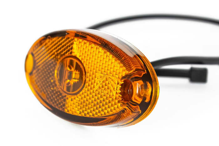 ASPÖCK FLATPOINT II LED obrysová lampa, oranžová, univerzálna