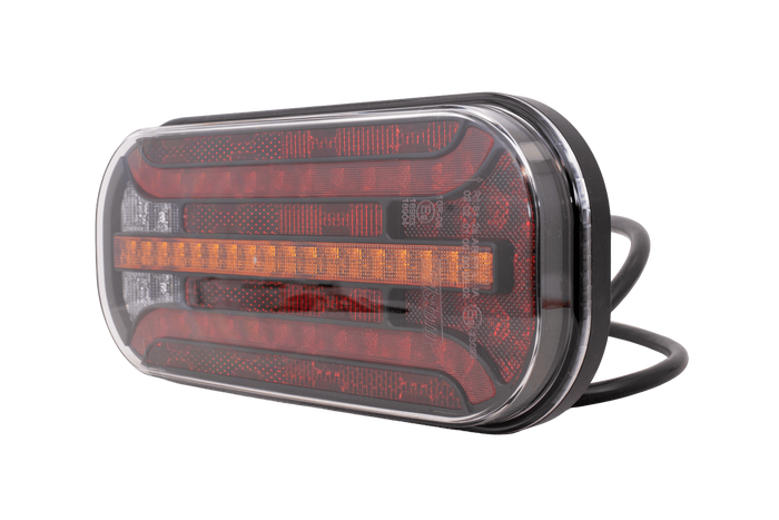 Zadné svetlo FRISTOM FT-230 LED, 6 funkcií, univerzálne