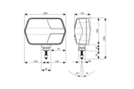 ASPÖCK LuxLED II LED predné svetlo 7 funkcií 6-pinové DEUTSCH DT06-6S pravé