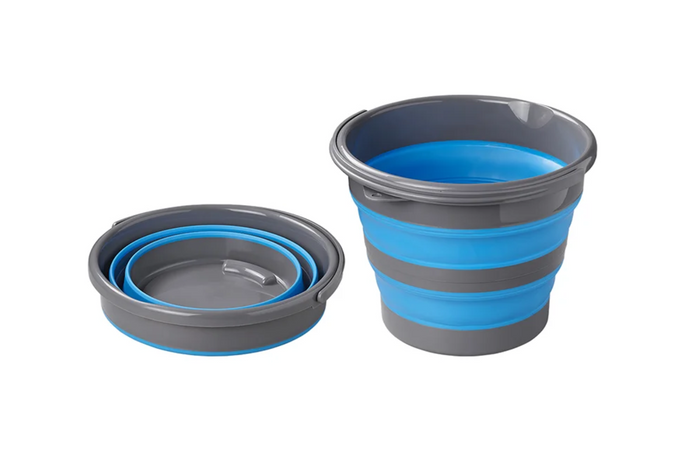 Skladacie cestovné vedro ProPlus 370307V01 so silikónovou miskou 15 l