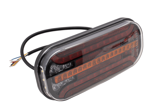 Zadné svetlo FRISTOM FT-230 LED, 6 funkcií, univerzálne