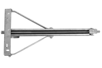KNOTT 6X1197.007 výsuvný rohový stabilizátor pre príves 1100 kg 498 mm