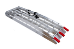 Skladacia hliníková rampa UNITRAILER ALR002 pre príves 221 cm 340 kg s popruhom
