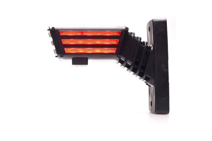 WAŚ 2550L W297.3.1 Ľavé bodové LED obrysové svetlo na krátkom ramene