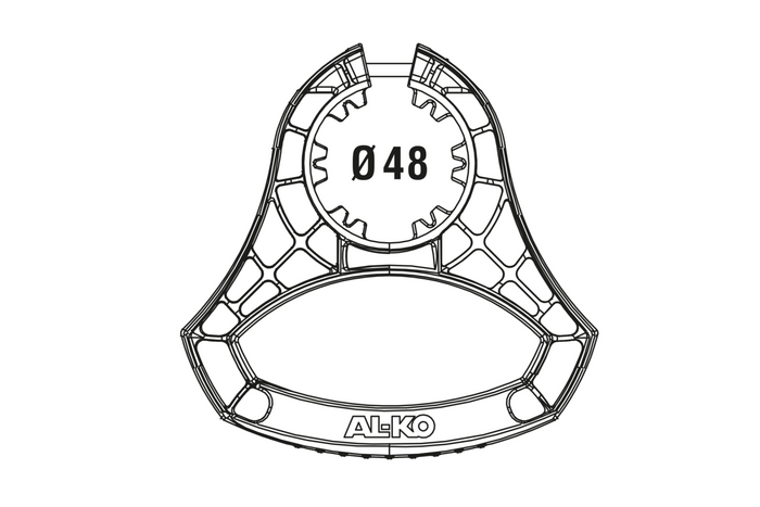 Manévrovacia rukoväť AL-KO 1931978 pre 48 mm oporné koleso