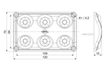 HORPOL LWD2154/CZ LED 990lm čierne interiérové svetlo do auta