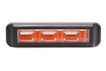 Výstražná kontrolka WAŚ 2466 W285 LED blikajúca oranžová MASTER/SLAVE